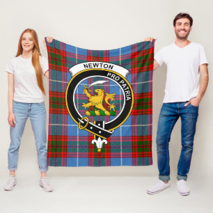 Clan Newton Tartan Pset Fleece Deken