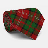 Clan Nisbet Nesbitt Letter N Monogram Tartan Strop Stropdas (Opgerold)
