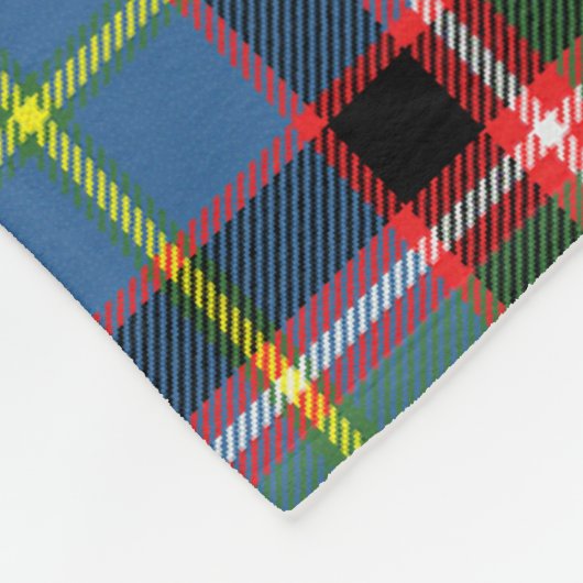 Clan Norvel Tartan Pset Fleece Deken (Hoek)