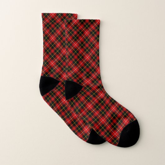 Clan O'Connell Tartan Red en Black Pset Sokken (Paar)