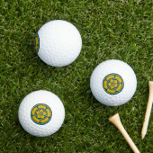 Clan Oda Crest (Kamon) Golf Balls Golfballen (Insitu Gras)