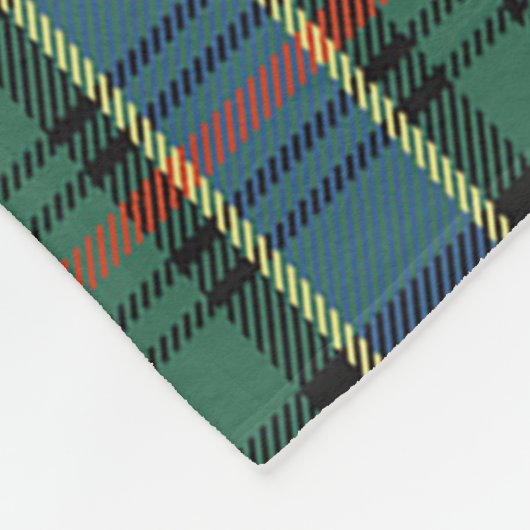 Clan Ogilvie Hunting Ancient Tartan Pset Fleece Deken (Hoek)