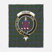Clan Ogilvie Hunting Tartan Pset Fleece Deken (Voorkant)