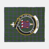 Clan Ogilvie Hunting Tartan Pset Fleece Deken (Voorkant (Horizontaal))