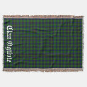 Clan Ogilvie Tartan Pset Deken (Voorkant)