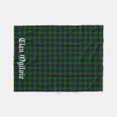 Clan Ogilvie Tartan Pset Fleece Deken (Voorkant (Horizontaal))