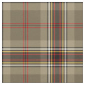 Clan O'Keefe Tartan Tan Plaid Stof (Close Up)