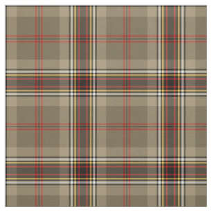 Clan O'Keefe Tartan Tan Plaid Stof