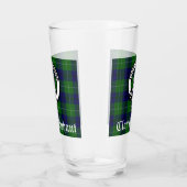 Clan Oliphant Crest Badge en Tartan Glas (Rechts)