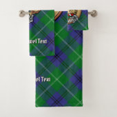 Clan Oliphant Crest boven Tartan Bad Handdoek (Insitu)