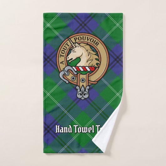 Clan Oliphant Crest boven Tartan Bad Handdoek (Handdoek)