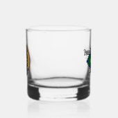 Clan Oliphant Crest boven Tartan Whisky Glas (Links)