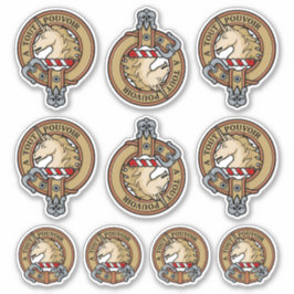 Clan Oliphant Crest Sticker Set