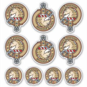 Clan Oliphant Crest Sticker Set