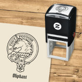 Clan Oliphant Crest Zelfinkkend Stempel