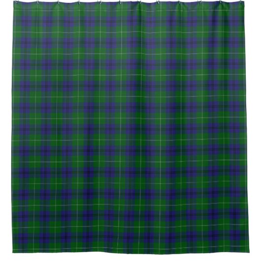 Clan Oliphant Scottish Tartan Shower Curtain Douchegordijn (Voorkant)