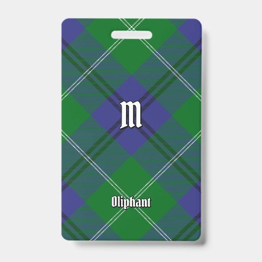 Clan Oliphant Tartan Badge (Voorzijde)