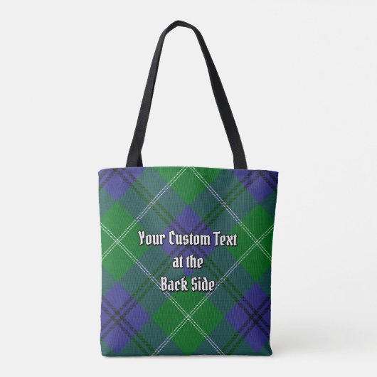 Clan Oliphant Tartan Canvas tas (Achterkant)