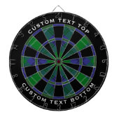 Clan Oliphant Tartan Dart Board Dartbord (Voorkant)