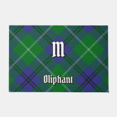 Clan Oliphant Tartan Deurmat (Voorkant)
