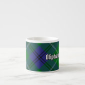 Clan Oliphant Tartan Espresso Cup Kop (Voorkant)