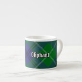 Clan Oliphant Tartan Espresso Cup Kop (Voorkant rechts)