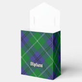 Clan Oliphant Tartan Favor Box Bedankdoosjes (Geopend)