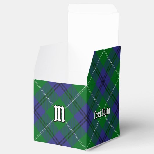 Clan Oliphant Tartan Favor Box Bedankdoosjes (Geopend)