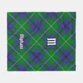 Clan Oliphant Tartan Fleece Deken (Voorkant (Horizontaal))