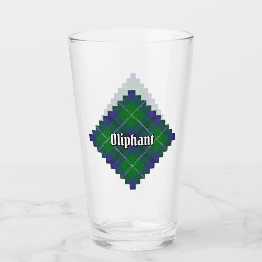 Clan Oliphant Tartan Glas (Achterkant)