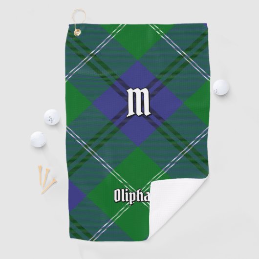 Clan Oliphant Tartan Golf Handdoek (Insitu)