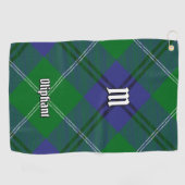 Clan Oliphant Tartan Golf Handdoek (Horizontaal)