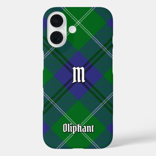 Clan Oliphant Tartan Hoesje-Mate iPhone Case (Achterkant)