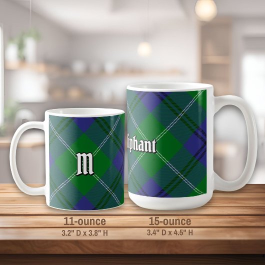 Clan Oliphant Tartan Koffie Mok