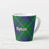 Clan Oliphant Tartan Latte Mok (Rechterhoek)