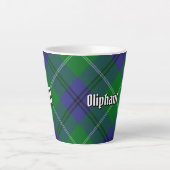 Clan Oliphant Tartan Latte Mok (Voorkant)