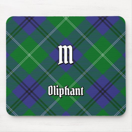 Clan Oliphant Tartan Muismat (Voorkant)