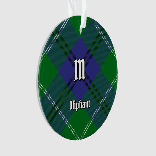 Clan Oliphant Tartan Ornament (voorkant)