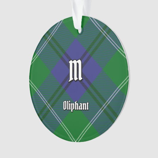 Clan Oliphant Tartan Ornament (voorkant)