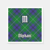 Clan Oliphant Tartan servetten (Voorkant)