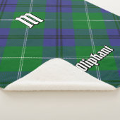 Clan Oliphant Tartan Sherpa Blanket Deken (3/4)