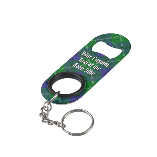 Clan Oliphant Tartan Sleutelhanger flesopener Mini Flessenopener (Achterkant Gekanteld)