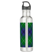 Clan Oliphant Tartan Staal Waterfles Waterfles (Achterkant)