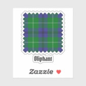 Clan Oliphant Tartan Sticker (Vel)
