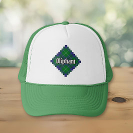 Clan Oliphant Tartan Trucker Hoed Pet