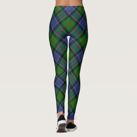 Clan Paterson Crest over Tartan Leggings (Achterkant)