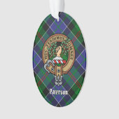 Clan Paterson Crest over Tartan Ornament (voorkant)