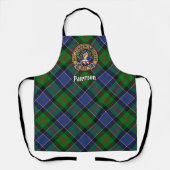 Clan Paterson Crest over Tartan Schort (Voorkant)
