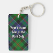 Clan Paterson Crest over Tartan Sleutelhanger (achterkant)