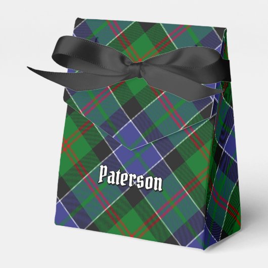Clan Paterson Tartan Bedankdoosjes (Voorkant Zijde)
